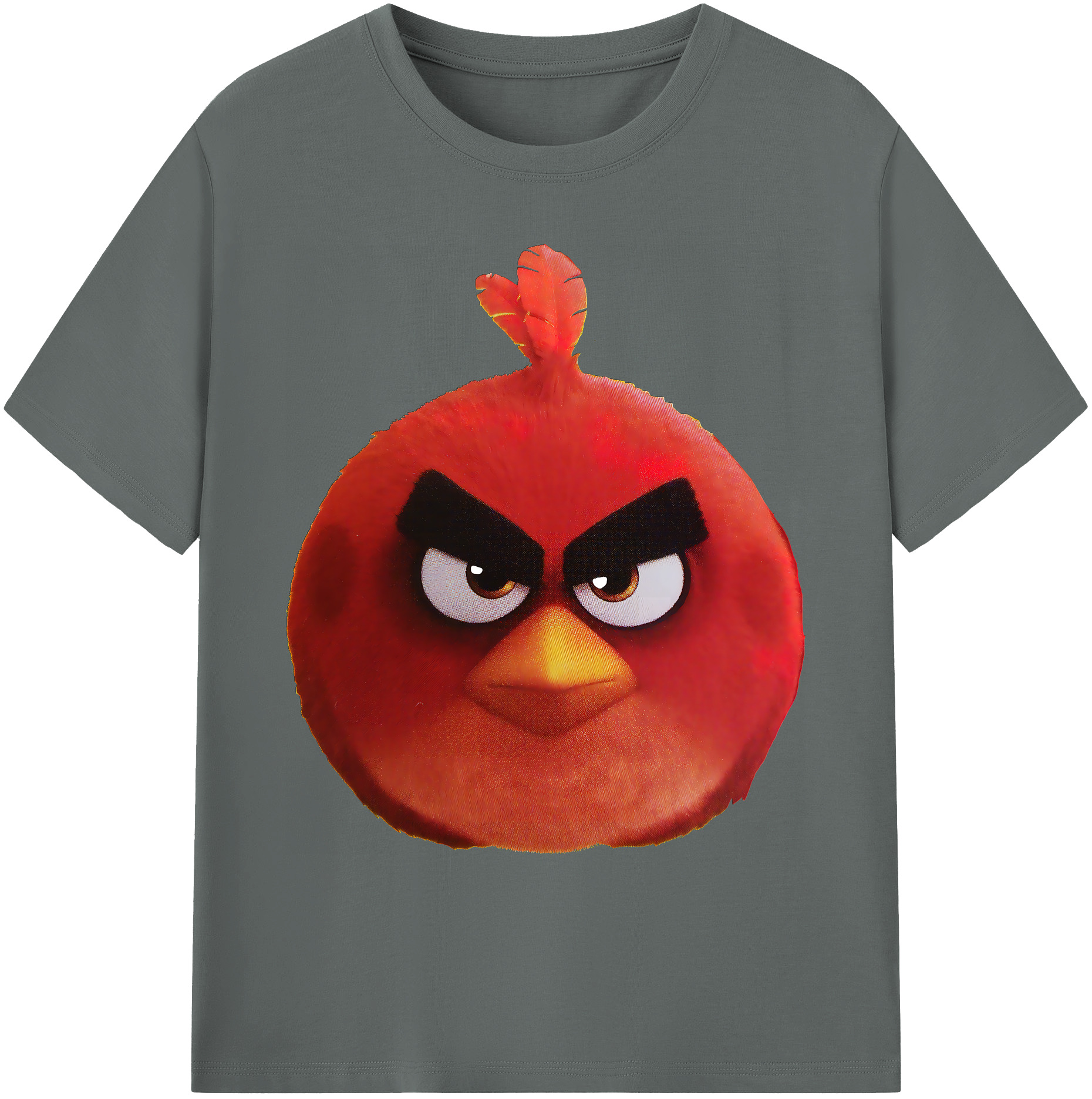 （画像用） Angry Birds アングリーバード 綿100％ メンズ半袖Tシャツ｜肌触りやわらか＆通気性